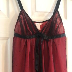 Victoria’s Secret babydoll lingerie top size small